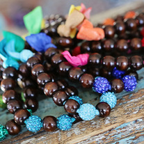 color pave stacking bracelets