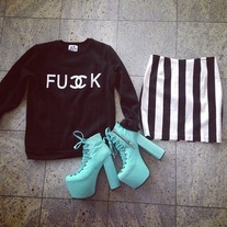 Stripe Skirt