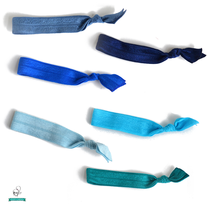 Singing the Blues Hair Tie Set - Set of 6