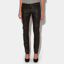 Blank Faux Leather Pants XS