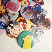 A Set of Three Buttons