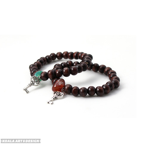 Wood Agate Bracelet