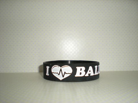I <3 Balls Bracelet (Black)