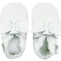 Bobux White Bow Shoe