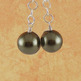 Green Pearl Seedling Earrings - Thumbnail 2