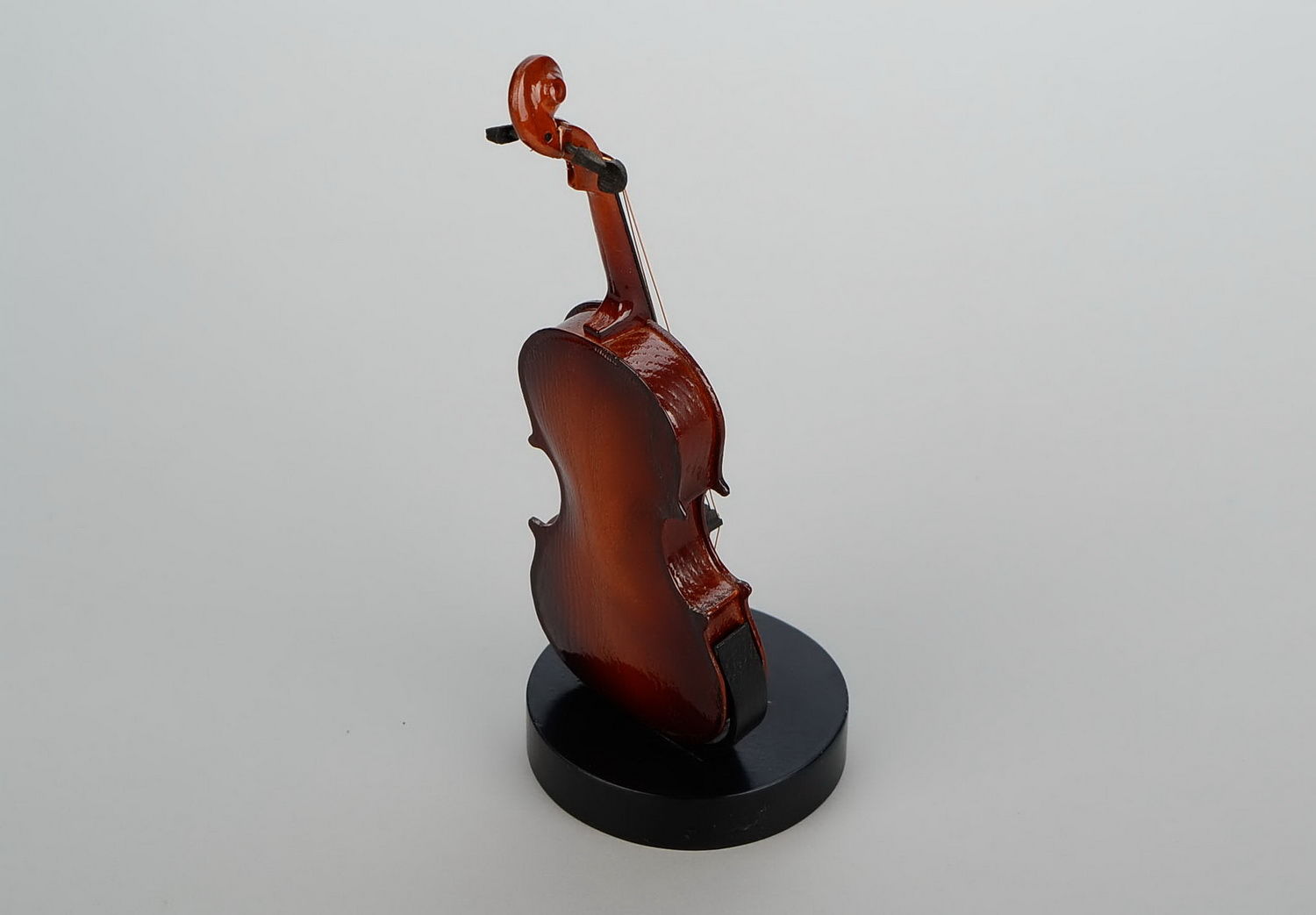 Decorative handmade wooden decor accessory violin figurine on Storenvy