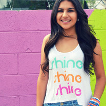 Shine Shine Shine Retro Tank