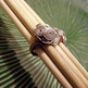 Phostoq Pistachio, Copper, and Sterling Silver Ring - Thumbnail 1