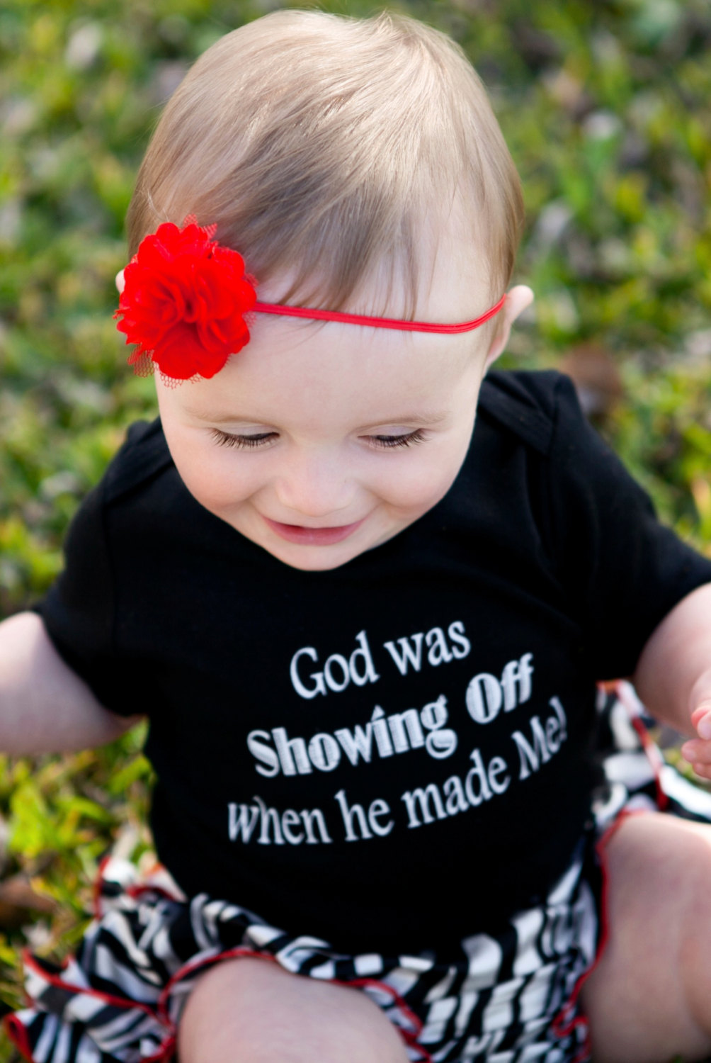 Christian Baby Onesies®, God Onesie, Christian baby girl onesie