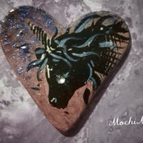 Sleipnir - Heart Shaped Brooch