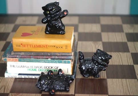 Vintage Black Kittens