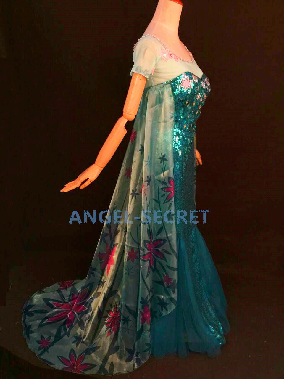 J919 FROZEN FEVER ELSA green dress whole set · angelsecret · Online