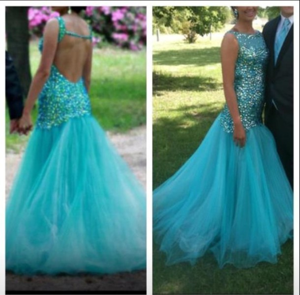 Charming Prom Dress,Mermaid Prom Dress,Backless Prom Dress,Sequined