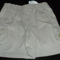 Khaki Shorts with Frog-NEW-Koala Baby Size 6-9 Months