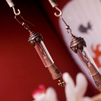 Copper Harem Lantern Earrings