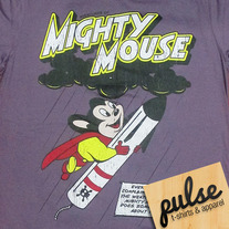 Mighty Mouse Violet Unisex T-Shirt