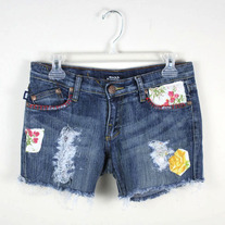DIY Boho Patchwork Shorts (as featured on my blog!)
