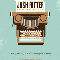 Josh Ritter - Minneapolis Poster