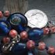 Cobalt Brick - chunky handmade glass beaded necklace - Thumbnail 3