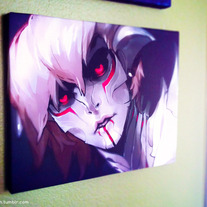 Avok's Parasite Signed Canvas Print