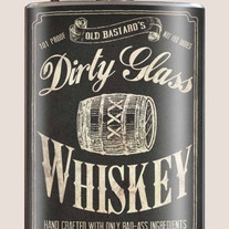 Dirty Glass Whiskey Flask