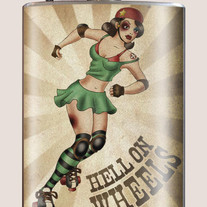 Hell on Wheels Flask