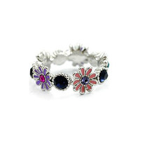 Silver Daisy Ring