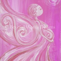Transformation in Pink ~ 5x7 Matted Giclee Print
