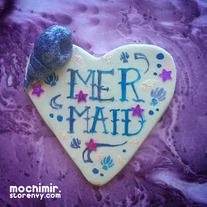 MerMaid - Heart Brooch