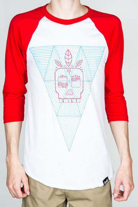 Cold World 3/4 Baseball Tee