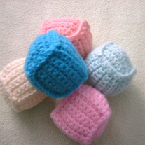 Baby Plush Toy Blocks (5 pack)