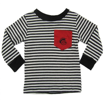 Knuckleheads Pocket Striped Long Sleeve Tee