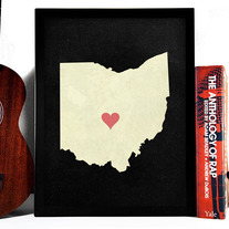 Image of Ohio State Love, Giclee Art Print, 8 x 10 inches
