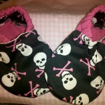 Punk Rock Crib Shoe - Girl