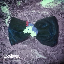 Blue Sheer Bow with Unicorn