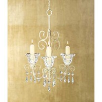 #38369 Shabby Elegance Scrollwork Candleholder