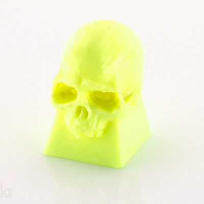 Toxic skull keycap