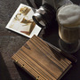 Lettepressed Small Coptic Pine Wood Journal: - Thumbnail 2