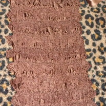 Brown Lace Petti Romper with Straps/Bow-Size 2T/3T