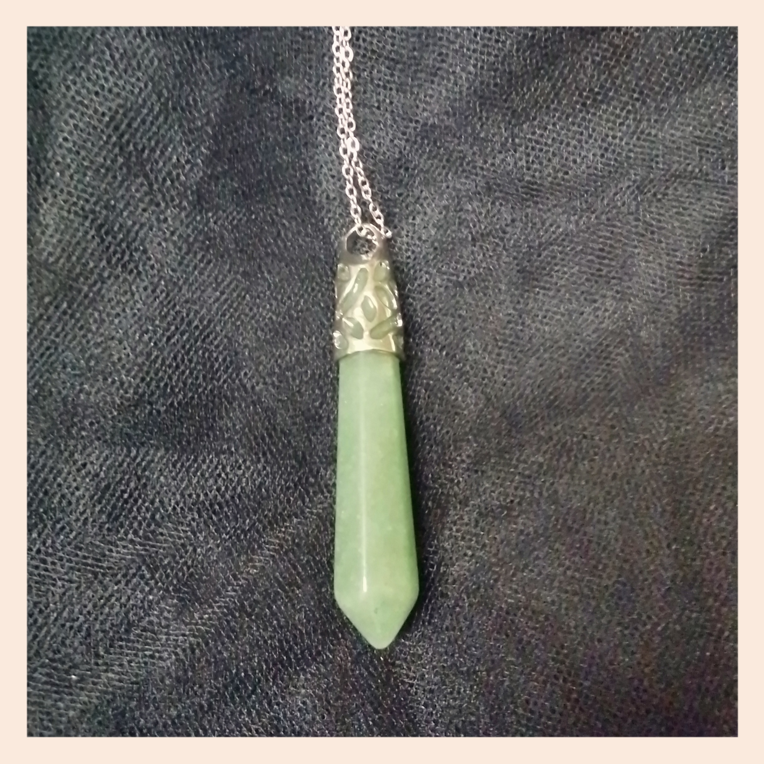 Jade Pendant Necklace on Storenvy