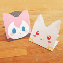 Kawaii Note Cards - Madoka Magica