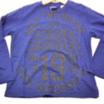 Diesel Tacalyk T-shirt Long Sleeves, Blue