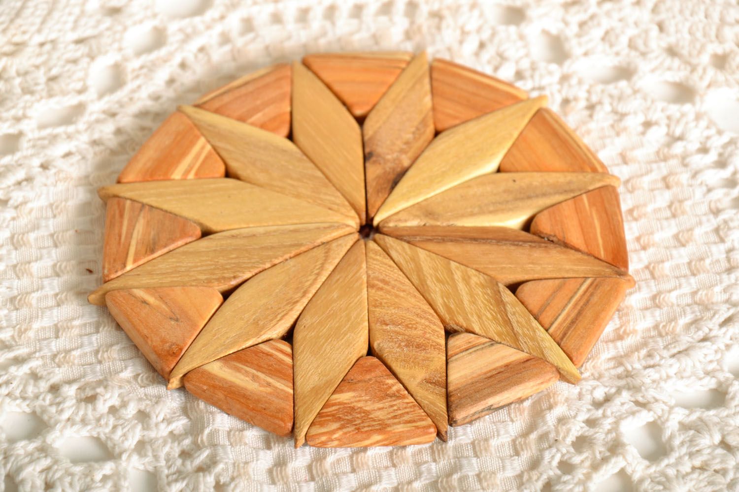 Wooden heat resistant coaster on Storenvy
