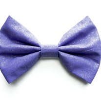 Glitter Purple Bow