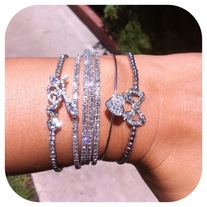 Silver Heart Set 