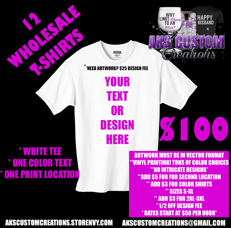 wholesale custom t shirts