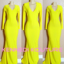 "SUNNY NIGHTS" CUSTOM MERMAID DRESS