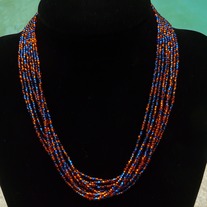 Florida Gator 8-Strand Choker- Multicolored