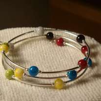 Multi-Color Bangle Bracelet