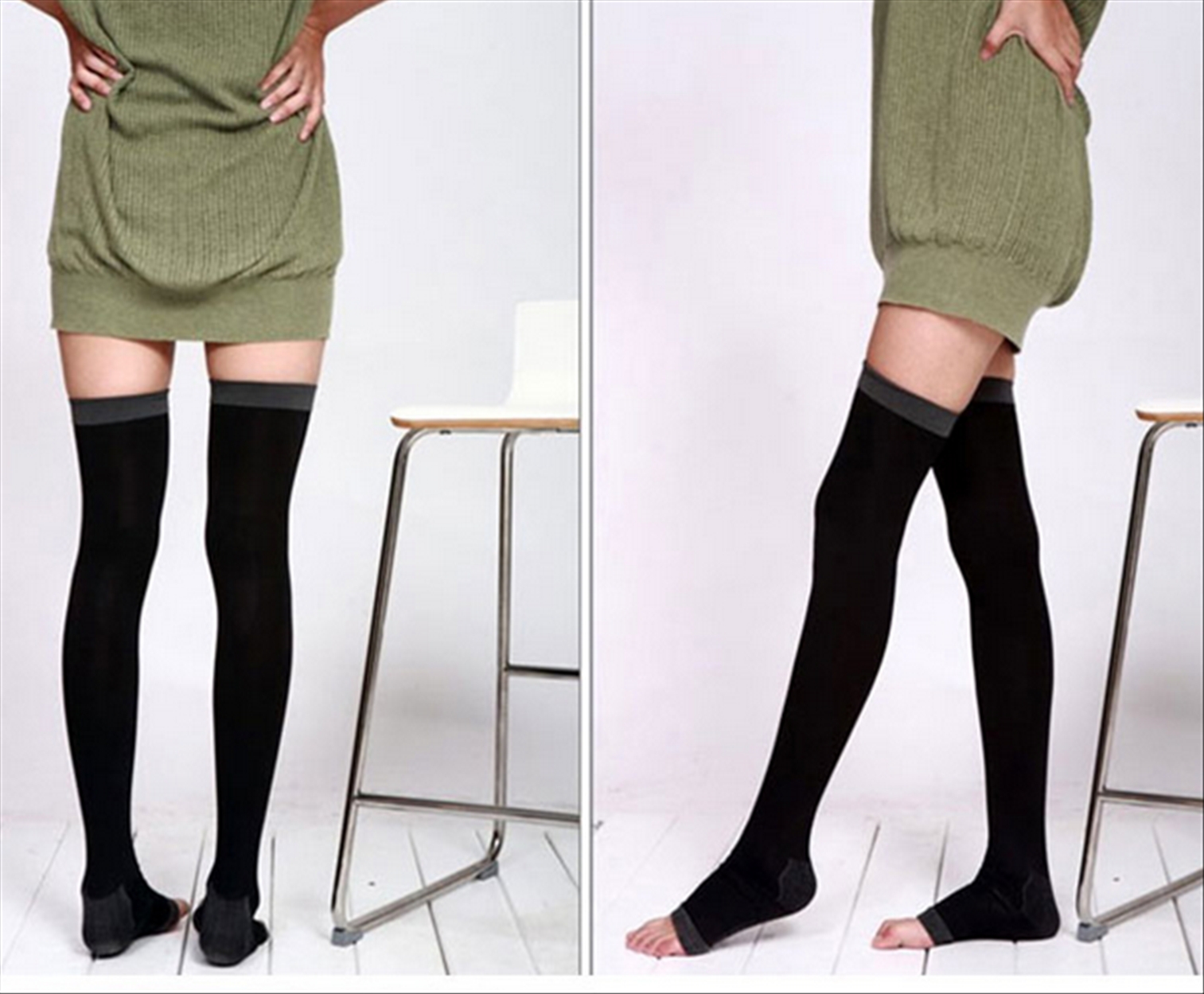 Women's Slim Shaper Compression Thin Socks on Storenvy